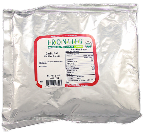Frontier Organic Garlic Salt Perspective: front