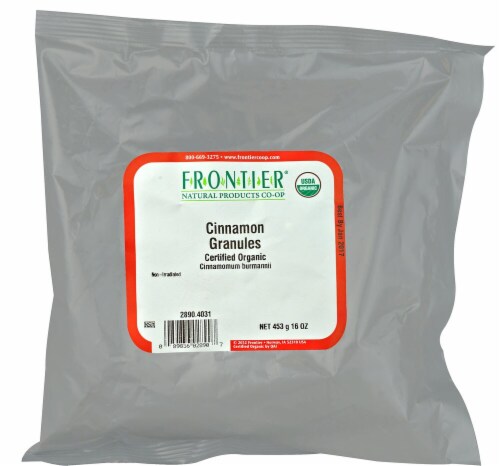 Frontier  Natural Products Organic Cinnamon Granules Perspective: front