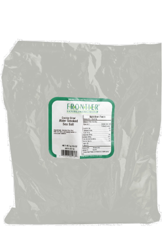 Frontier Coarse Grind Alder Smoked Sea Salt Perspective: front