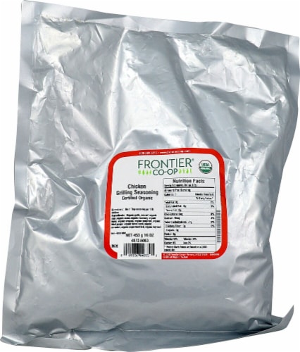 Frontier Organic Chicken Grillin Seasoning Perspective: front