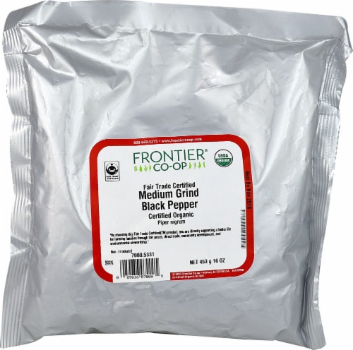 Frontier Medium Ground Black Pepper Perspective: front