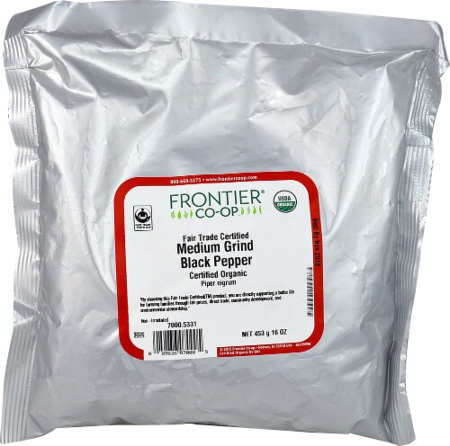 Frontier Medium Ground Black Pepper Perspective: front