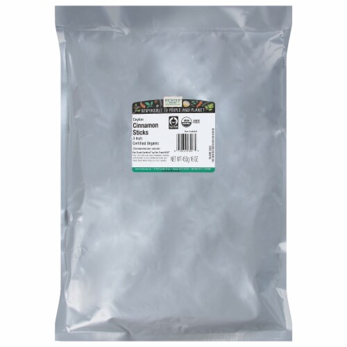 Frontier Organic Whole Ceylon Cinnamon Sticks Perspective: front