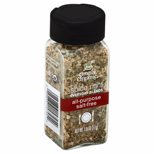 Simply Organic Spice Right All-Purpose Salt-Free Perspective: front