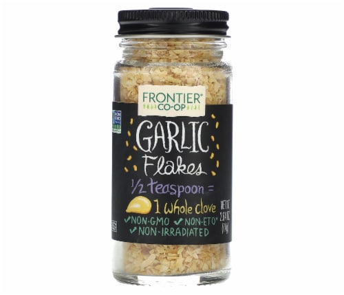 Frontier Herb Garlic - Flakes - 2.64 oz - Pack of 3 Perspective: front