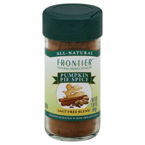 Frontier Pumpkin Pie Spice Salt-Free Blend Perspective: front