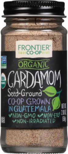 Frontier Co-op® Organic Ground Cardamon Seed Perspective: front