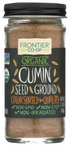Frontier Organic Ground Cumin Seed Perspective: front