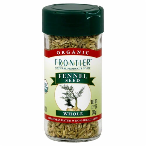 Frontier Organic Whole Fennel Seed Perspective: front