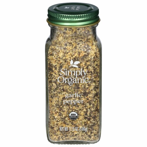 Simply Organic® Garlic Pepper Perspective: front