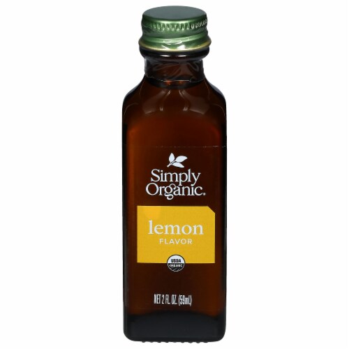 Simply Organic Lemon Flavor Perspective: front