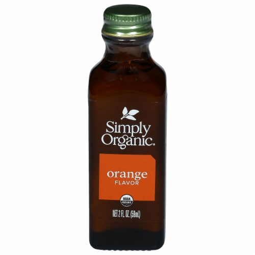 Simply Organic® Orange Flavor Perspective: front