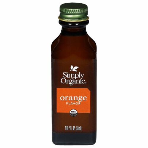 Simply Organic® Orange Flavor Perspective: front
