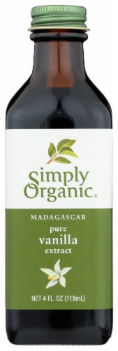 Simply Organic® Madagascar Pure Vanilla Extract Perspective: front