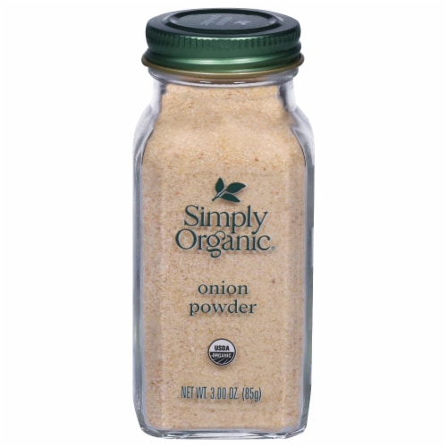 Simply Organic® Onion Powder Perspective: front