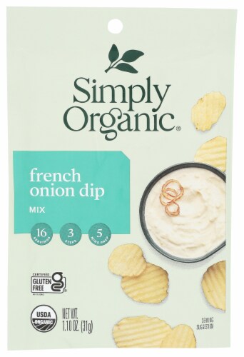 Simply Organic® French Onion Dip Mix Perspective: front
