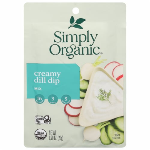 Simply Organic® Creamy Dill Dip Mix Perspective: front