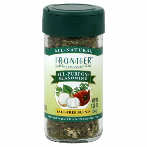 Frontier All-Purpose Seasoning Salt-Free Blend Perspective: front