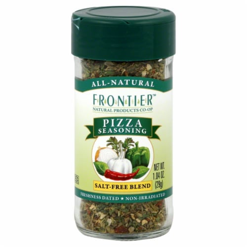 Frontier Pizza Seasoning Perspective: front