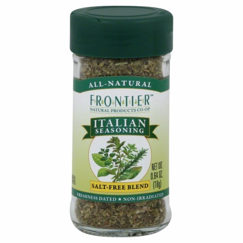 Frontier Italian Seasoning Salt-Free Blend Perspective: front