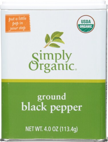 Simply Organic Ground Black Pepper Perspective: front