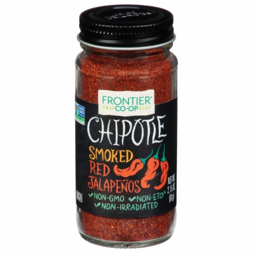 Frontier® Co-op Smoked Red Jalapenos Ground Chipotle Perspective: front