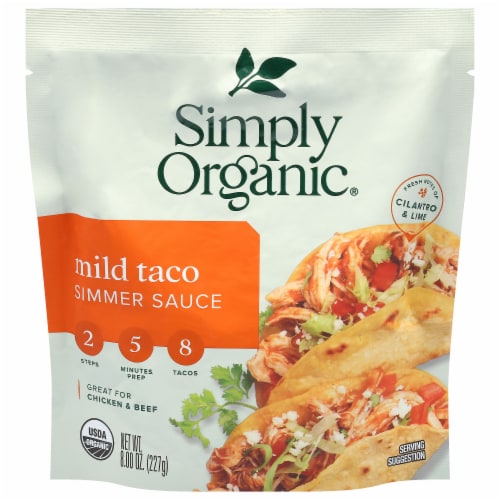 Simply Organic® Mild Taco Summer Sauce Perspective: front