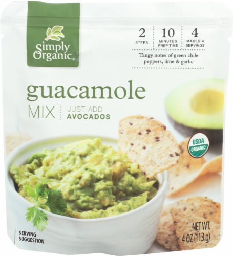 Simply Organic Guacamole Mix Perspective: front