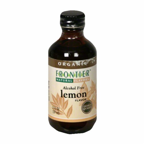 Frontier Organic Lemon Flavor Perspective: front