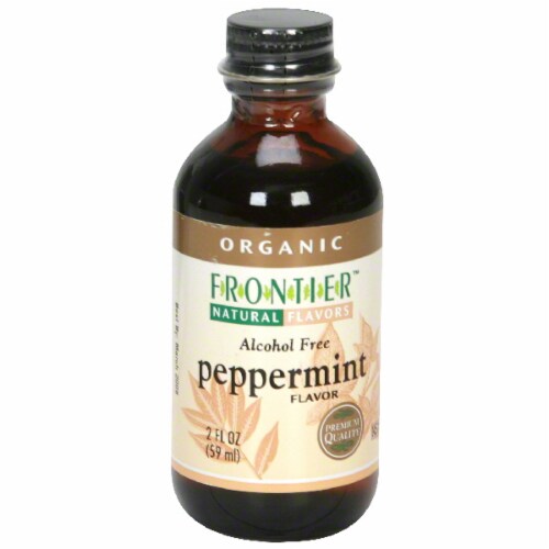 Frontier Organic Peppermint Flavor Perspective: front
