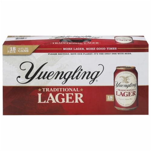 Yuengling Amber Lager Cans Perspective: front