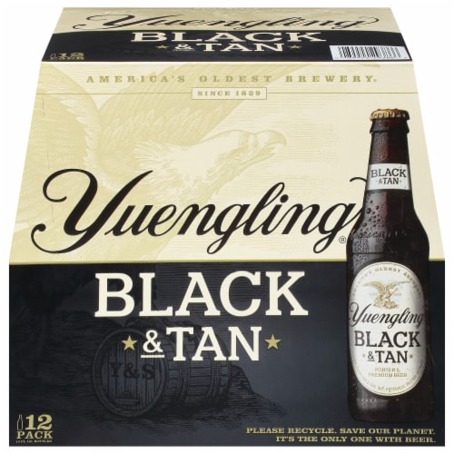 Yuengling Original Black & Tan Porter & Premium Beer Perspective: front