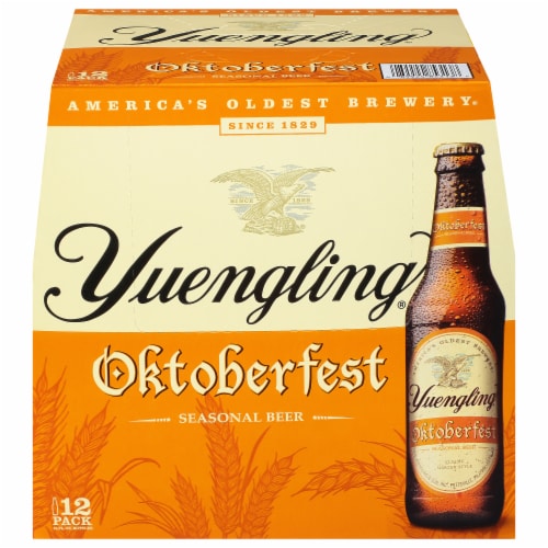 Yuengling® Oktoberfest Seasonal Beer Perspective: front