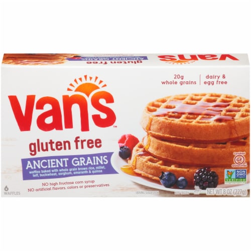 Van's™ Gluten Free Ancient Grains Waffles - 6 ct Perspective: front
