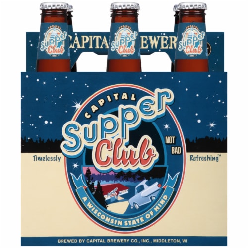 Capital Brewery Supper Club Lager Perspective: front