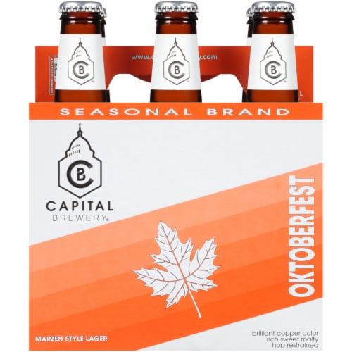 Capital Brewery Oktoberfest Marzen Style Lager Perspective: front