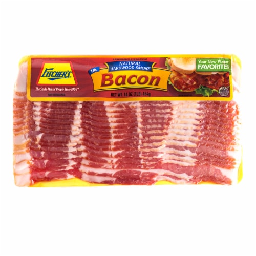 Fischer's® Natural Hardwood Smoked Bacon Perspective: front