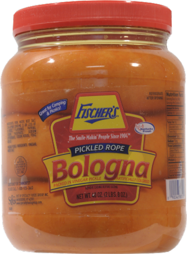 Fischer's Pickled Rope Bologna Perspective: front