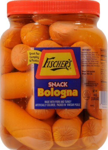 Fischer's Snack Bologna Perspective: front