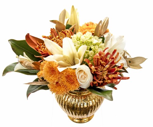 Thanksgiving Bounty Floral Arrangement Perspective: front