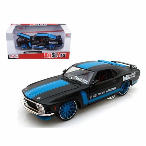 1970 Ford Mustang Boss 302 #70 Yellow \Pro Rodz\ 1/24 Diecast