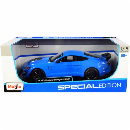 Maisto 31452bl 1-18 Diecast Model Car for 2020 Ford Mustang Shelby GT500  Light Blue Special E, 1 - City Market