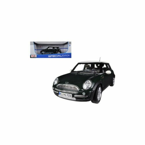 Maisto 31656grn Mini Cooper with Sunroof Green 1 18 Diecast Model