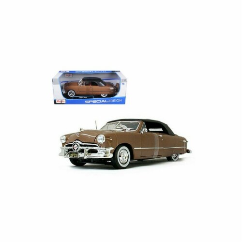 Maisto 31681brn 1950 Ford Convertible Soft Top Brown Bronze 1 18