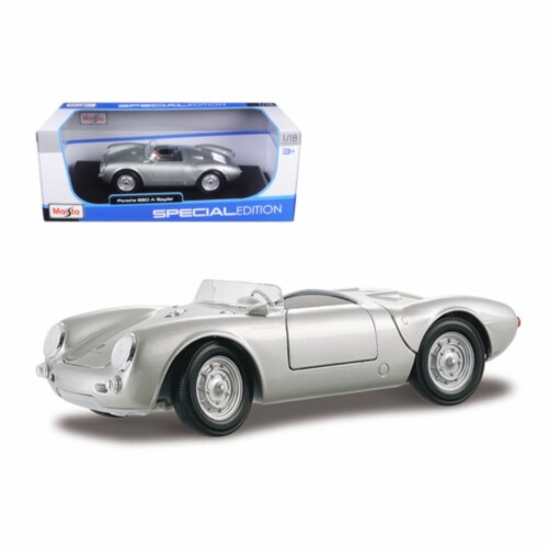 Maisto ミニカー 1:18 ポルシェ 550A スパイダー シルバー No