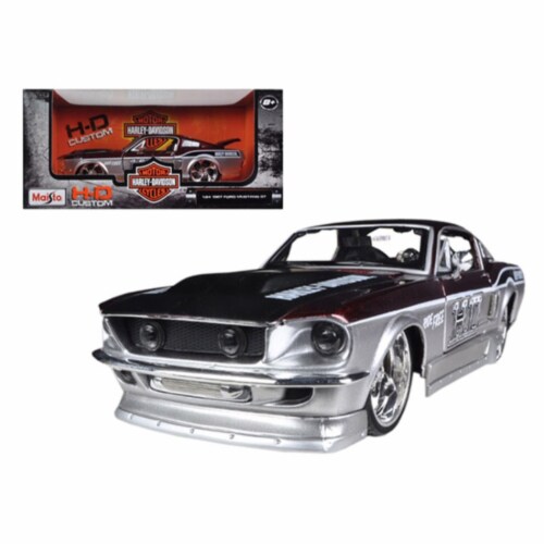 1967 Ford Mustang GT Red Harley 1/24 Diecast Model Car by Maisto, 1 - Pick 'n Save