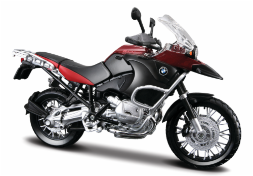 Maisto 1:12 Assembly Line BMW R1200GS - Black/Red Perspective: front