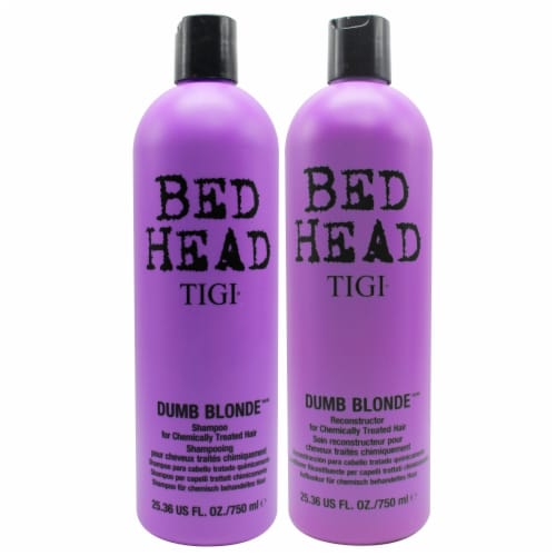 Bed Head Dumb Blonde Shampoo and Conditioner Set Perspective: front