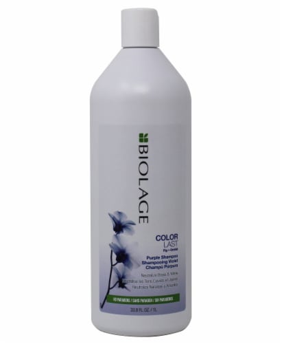 Biolage Colorlast Fig and Orchid Purple Shampoo Perspective: front