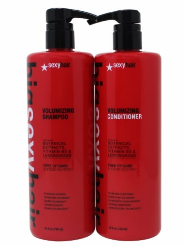 Big Sexy Hair Volumizing Shampoo and Conditioner Set Perspective: front